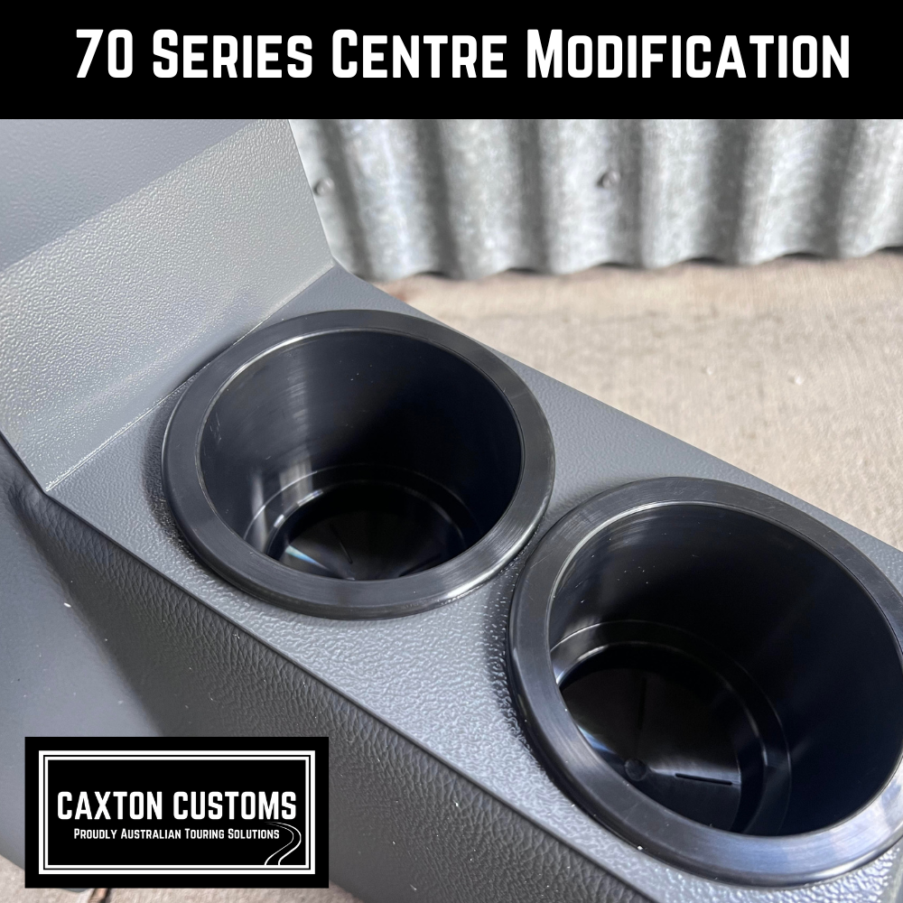 70 Series Full Centre Console cup holders